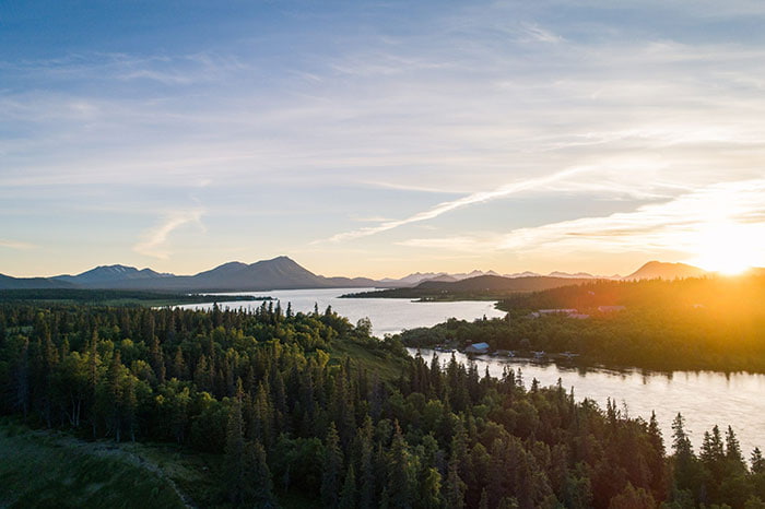 Aerial view of Bristol Bay BBNCAR 2018