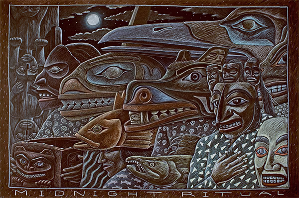 Ray Troll midnight ritual — official festival art