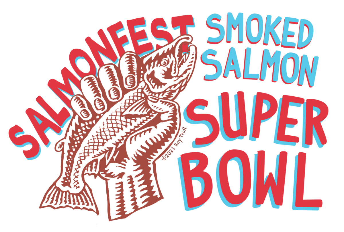 Smoked salmon — local Alaskan food