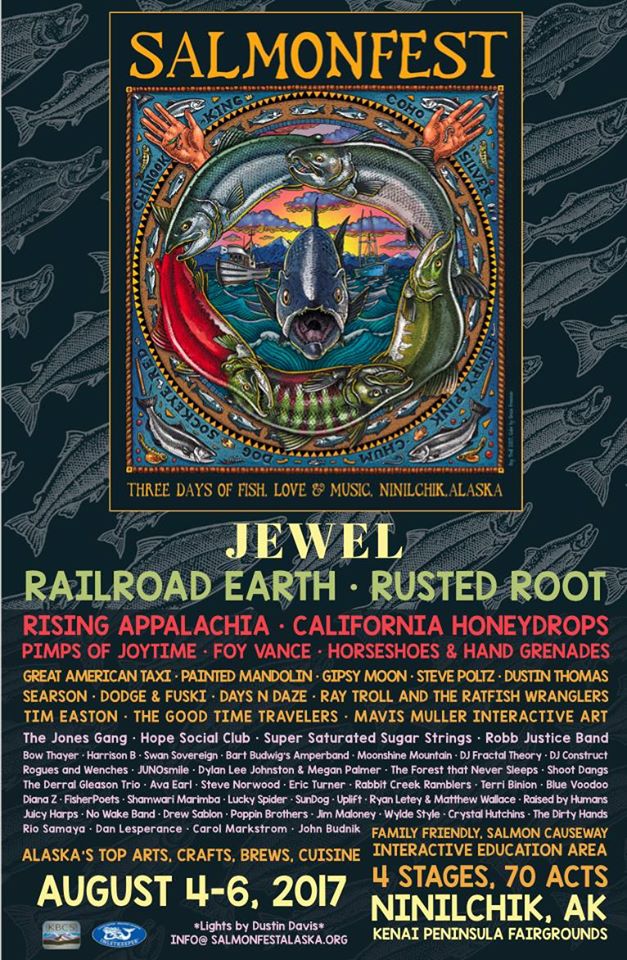 Salmonfest 2017 lineup poster