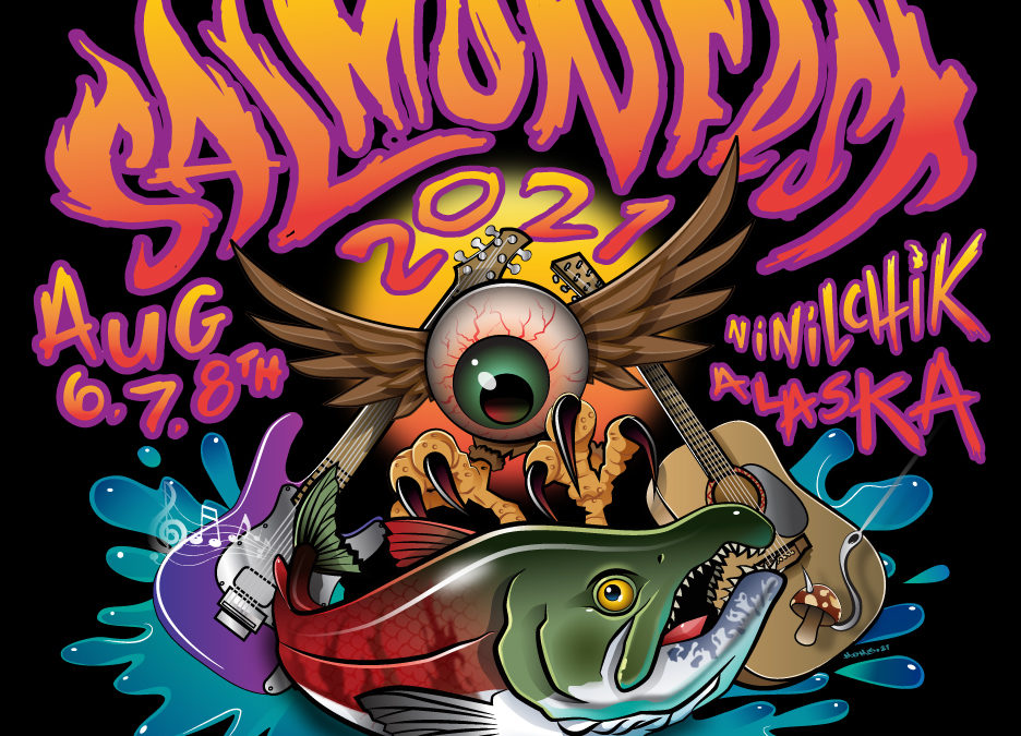 Salmonfest 2021 lineup poster